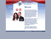 Tablet Screenshot of firstlibertyrealestate.com